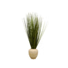 30" Grass in Bamboo Pot